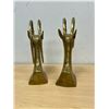 Image 4 : Vintage Brass Gazelle / Ibex Bookends - Approx: 7.25"T