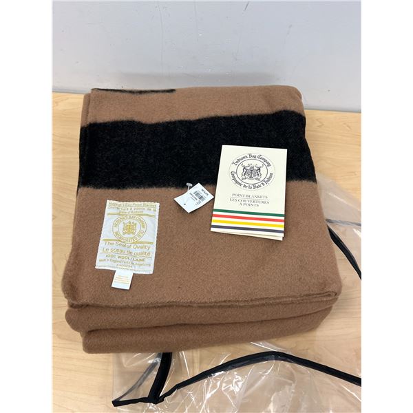 Hudson's Bay Company HBC 3.5 Pt. Wool Blanket - see all photos for size / details