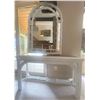 Image 1 : Fabulous Palm Beach Style Console Table w/ Mirror  Vanity Like Solid Eye-Catching