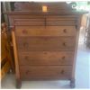 Image 1 : Antique Chestnut Chest of Drawers (6 Drawers) Read Attached Letter 38"x22"x62"tall