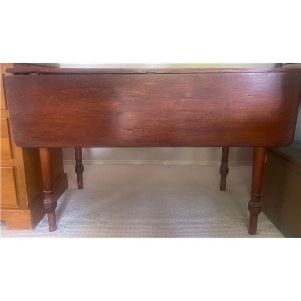 Antique Solid Wood Fold Down Dinning Table 46"x46"x31"