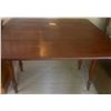 Image 3 : Antique Solid Wood Fold Down Dinning Table 46"x46"x31"