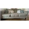 Image 1 : Fabric Upolstered Three Cushioned Couch  88"x38"x36"tall