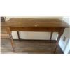 Image 1 : Oak Side Console Table  46"x21"x29"tall