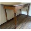 Image 2 : Oak Side Console Table  46"x21"x29"tall