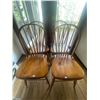 Image 1 : Four Oak Chairs   35"x37"tall
