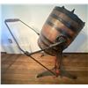Image 1 : Antique Butter Churner On Castors   15"x18"tall