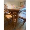 Image 3 : Unique Bamboo Dinette Table & Six Chairs  NO Leaf   68"x38"wide