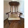 Image 1 : Antique Wooden Rocking Chair   52"tall