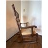 Image 2 : Antique Wooden Rocking Chair   52"tall