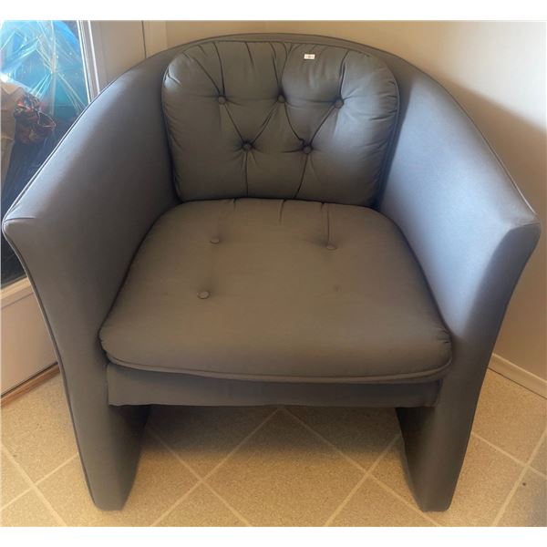 Small Grey Arm Chair 20"x28"x31"tall