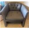 Image 1 : Small Grey Arm Chair 20"x28"x31"tall