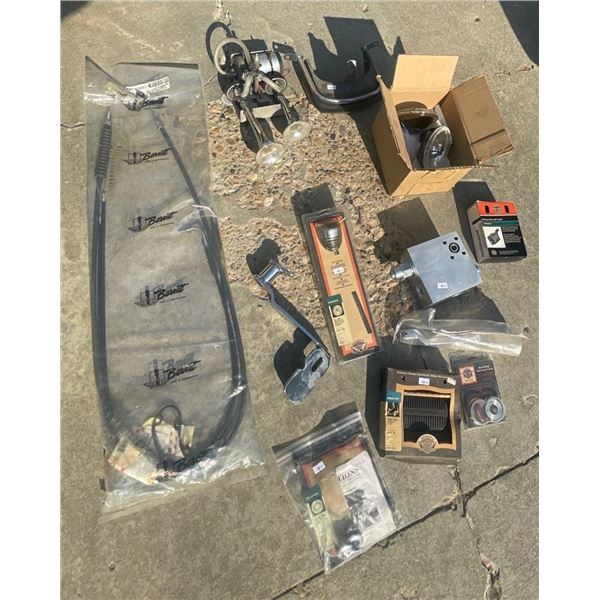 Collection Of Harley Davidson Bike Parts & Accessories