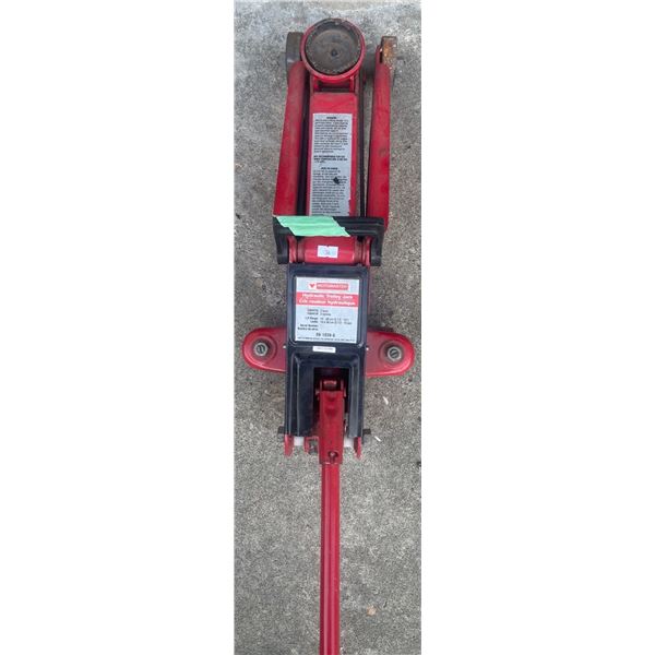 Motomaster Hydraulic Trolley Jack  Capacity 2 Tons