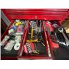 Image 8 : Dual Leveled Mastercraft Large Full Tool Box on Wheels   Screwdrivers, Wrenches, Allen Keys +++