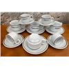 Image 1 : Espresso and Cappuccino Cup and Plate Set