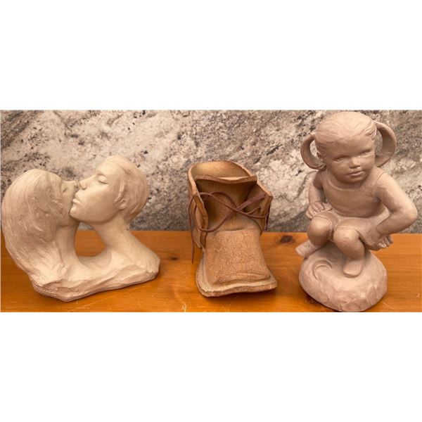 Handmade Decorative Statues of Humans and Boot