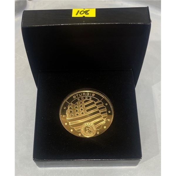 Sturgis 2013 Commemorative Coin in Case