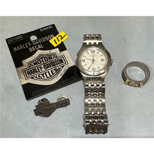Harley D Wrist Watch Ring & More