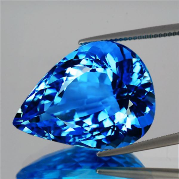 Natural Swiss Blue Topaz {Flawless-VVS}