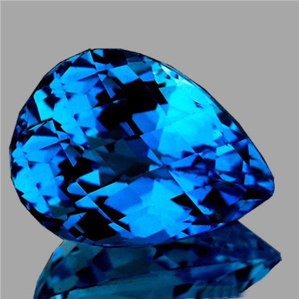Natural Swiss Blue Topaz  {Flawless-VVS}
