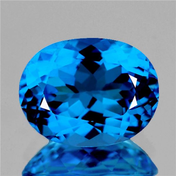 Natural Swiss Blue Topaz {Flawless-VVS}