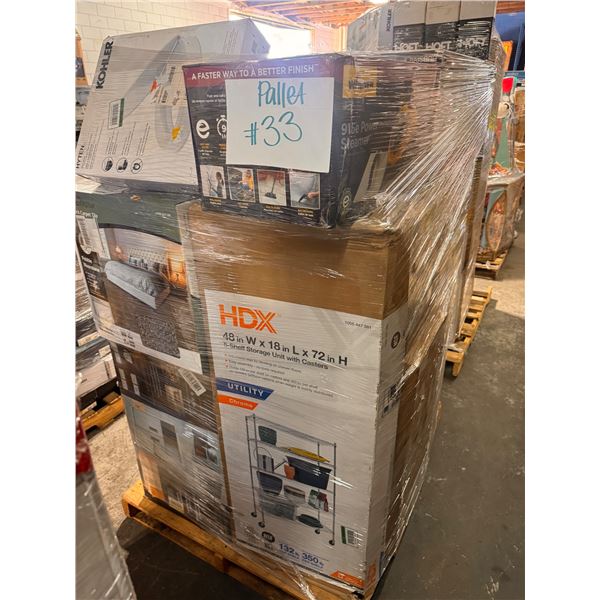 Pallet #33 - General Merchandise Home Depot/Costco