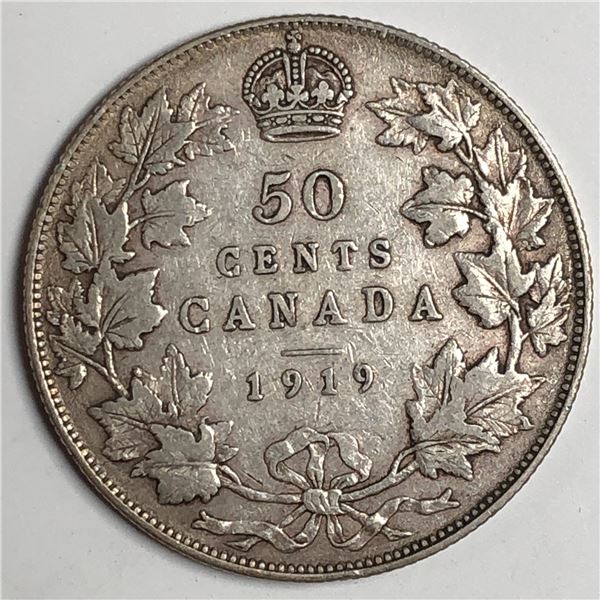 1919 King George V 50 Cents VG++