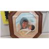 Image 2 : Framed Mother and Baby Picture by B Anderson 20'' x 24''