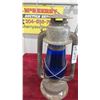 Image 2 : Vintage Beacon Barn Lantern with Cobalt Glass - Great Look