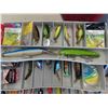 Image 2 : Tackle Box Full of Fishing Gear; Lures, Line, Bobbers, Pickeral Rigs &
