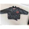 Image 2 : 2 Harley Davidson Kids Jackets : Size 3T Black Leather 100K Reversible 