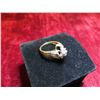 Image 2 : 10kt Gold and Diamond Ring Size 7 Total Weight 2.9 Grams 
