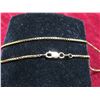 Image 2 : 10kt Gold 21'' Necklace with Pendant Total Weight 5.6 Grams