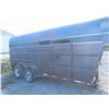 Image 8 : 1997 Real Industries Gooseneck 16ft Tandem Stock Trailer 5000lbs x 2 