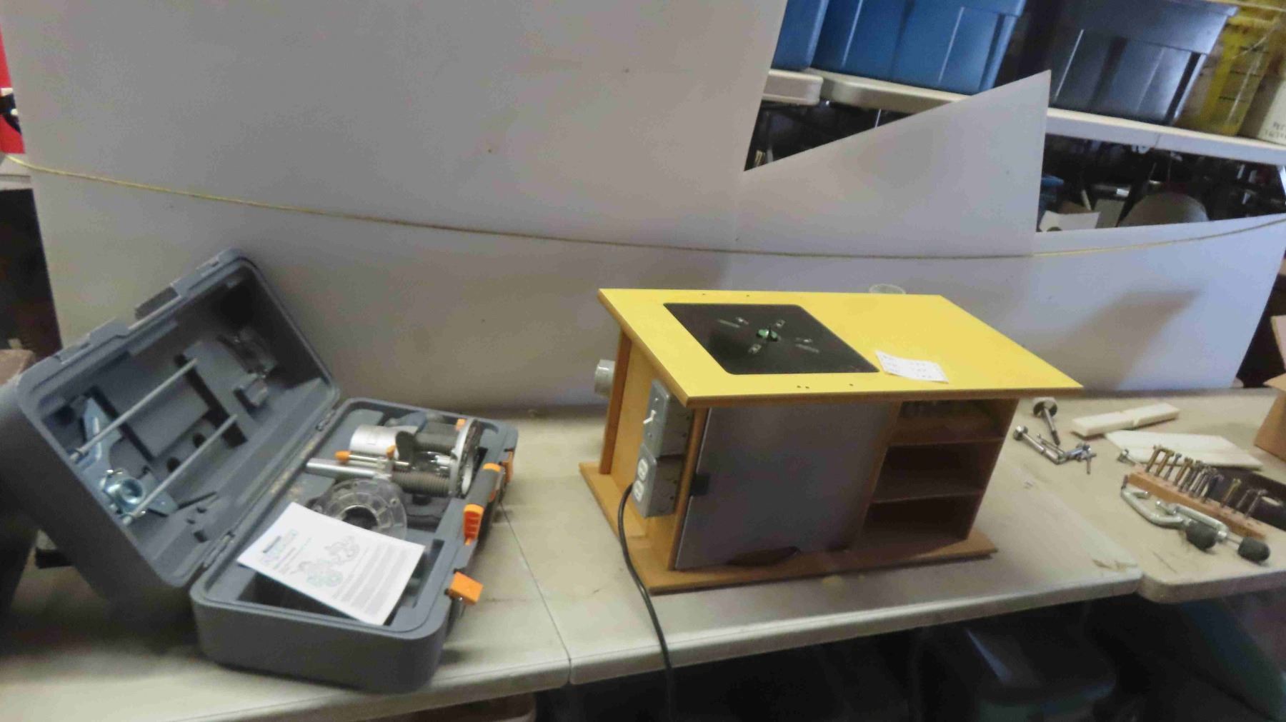 Mastercraft Maximum Router Set Up Under Router Table/Station - McSherry ...