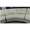Image 8 : Leather/Leather Style 3pce Sectional 202'' Long in Total