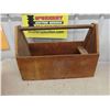 Image 2 : Carpenters Wood Tool Box, 2 Wood Crates-  Largest Measures 23 1/2''  x 16'' x 12'' 