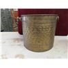 Image 8 : Vintage Magazine Rack, 2 Brass Pots