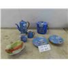 Image 1 : Vintage Moriyama-Morimara Variant Gaudy Blue Willow 10 Piece Set &