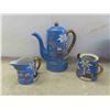 Image 2 : Vintage Moriyama-Morimara Variant Gaudy Blue Willow 10 Piece Set &