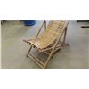 Image 2 : Wood / Bamboo Style Lounger Chair 