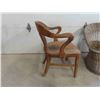 Image 2 : Oak Chair , Wicker Chair 