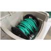 Image 8 : 2 Orbis Wheeled Storage Carts 45 Litre , Suncast Retracting Hose Reel