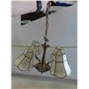 Image 2 : 2 Matching Chandeliers with Brass Trim