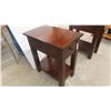 Image 2 : 2 Modern End Tables / Night Stands with Drawers 27'' x 23'' x 14''
