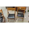Image 2 : 4 Folding Wood Chairs with Upholstered Seats for When The Card Game Goes 