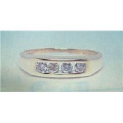 Diamond lady's ring, 14K yellow gold, diamonds, round cut, approx. .25 carats, clarity SI2-I2, color