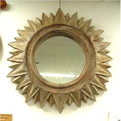 White washed sun mirror (1)