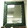Image 1 : Carved green framed mirror (1)